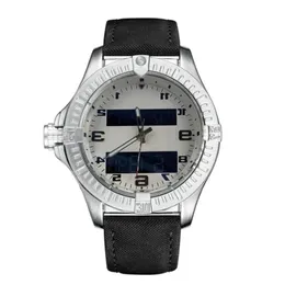 Moda azul dial relógios masculino duplo fuso horário relógio ponteiro eletrônico display montre de luxe relógios de pulso pulseira de borracha masculino clock287m