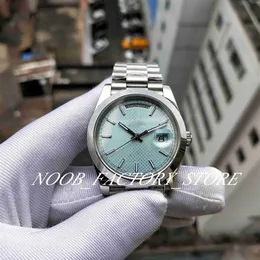 Orologio da uomo versione Super Factory Movimento automatico quadrante blu ghiaccio 228206 argento V2 Nuovo cinturino in acciaio inossidabile vetro zaffiro BP211f