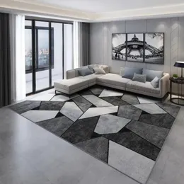 Dywany nordyckie marmurowe geometria nastolatka dekoracja pokoju do sypialni do salonu dywaniki bez poślizgu dywany domowe maty podłogowe 230928