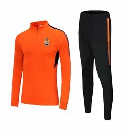 FC Shakhtar Donetsk Kids Size 2XS Running Tracksuits Men's Outdoor Training Soccer Suits Home Kits Walking Football Player SE244D