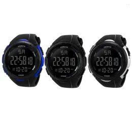 Wristwatches TPU Man Watch Portable Week Display Electronic Wristwatch Indoor Outdoor Home Exercising Watches Christmas Birthday Gifts