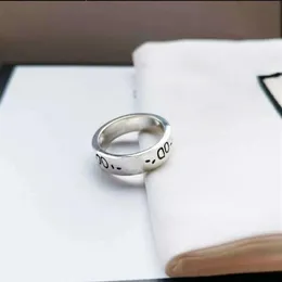 Modieuze heren schedel zilveren band ringen dames roestvrij staal luxe sieraden ring niet-vervagend hypoallergeen geschenken248Q