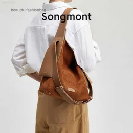 أكياس الكتف Songmont متوسطة الأذن حمل مصمم البؤرة البؤري على ظهر حقيبة كتف واحد