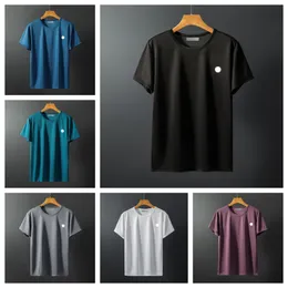 Designer Franska varumärke för män T-shirt lyxiga herrar korta ärm Sports sommarkvinnor trend rent andas coola tröja