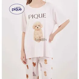 Damski slenek snu Pajama pokój noszenie gelato pique kobiety piżama śliczna salon do snu nosić krótkie spodnie długie sukienka modalnia 231005