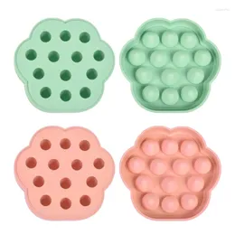 Baking Moulds H55A Strawberry Ice-Cubes Tray Silicone Mold Shapes To Make Chocolate Ice-Cube Trays DIY