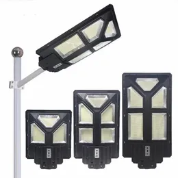 Led Solar Street Light PIR Sensor Waterproof IP65 300W 400W 500W LED Floodlight Spotlight Wall Lamp for Outdoor Garden Road Pathwa246y