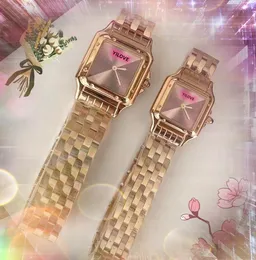 5A Square Mały rzymski tarcza zegarek ze stali nierdzewnej Kobiety Kobiety Pins Kwarc Ruch Zegar Relogio Feminino Wodoodporne zbiornik-Must Design Lady Ultra Thin Cool Watch Prezenty