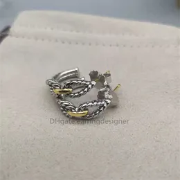 Küpe Küpe Nakliye Lady Bijoux Tasarımcı Lüks Yuman Takı Ücretsiz Moda Klasik Kadın Küpe 22mm Altın Kaplamalı Gümüş Toka Tatil Hediyesi