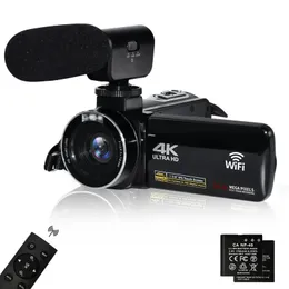 Spor Aksiyon Video Kameralar 4K Kamera Ultra HD 56MP Blog 18 x Dijital IR Night Vision Wifi Microfon 231006