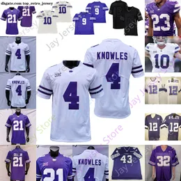 American Wear Kansas State Wildcats KSU Football Jersey NCAA College Adrian Martinez Deuce Vaughn Cincere Mason Austin Moore DJ Giddens Knowle