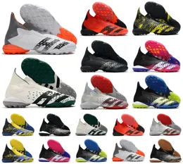 2023 Freak Predator tf IC PP Mens Boys Soccer Football Shoes Cleats Boots High Calkle Size 39 45