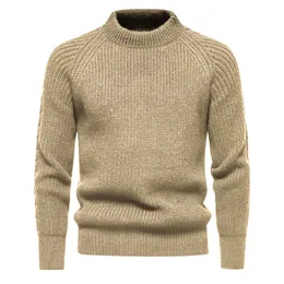 Мужские свитера осенне-зимний повседневный модный теплый вязаный свитер 231005