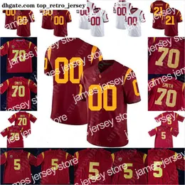 New American College Wear USC Trojans Football Jersey Ryan 75 Matt Kalil 14 Sam Darnold 9 Marq