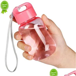 Bottiglie d'acqua 180Ml Colorf Plastica Piccola Scuola portatile Mini Cute Kids Bambini Bottiglia per bere diretta Consegna a goccia Giardino domestico Ki Dhiki