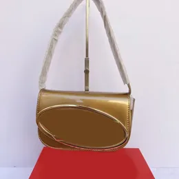 Borsa a tracolla borsa firmata in vera pelle borse da donna borse jingle per donna argento lucido colore oro moda borse a tracolla ascellare a conchiglia xb009