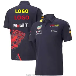 Kırmızı Renk Bull Racing 2022 Takım Polo Gömlek Üniforması Max Verstappen Formula 1 Resmi Kit F1 Fan Partisi Plus Sizess012263I