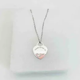 Love Necklace Necklace Desinger Gold Halsband Kvinnor Juveler Designer för kvinnor älskar kedja lyx smycken rostfritt stål mode smycken valentiner gåva