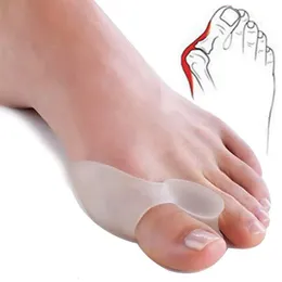 Foot Care 1Pair Silicone Toes Separator Bunion Bone Ectropion Adjuster Ytter Applianter Tools Hallux Valgus Corrector 231006