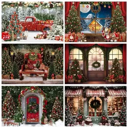 Tapestries Christmas Backdrops Pography Tree Gifts Fireplace Family Party Decor Background Baby Portrait Pographic Po Studio 231005