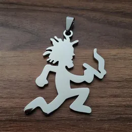 Hatchetman 2 5 Pendant Mirror Charm ABK 316L ICP Clown Clown Posse Twiztid Rare Juggalo Smoking Necklace Ship264y