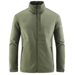 Outros artigos esportivos Mens Outono Inverno Tático Soft Shell Jaquetas Outdoor Fleece Forrado Full Zip Multipocket À Prova de Vento Quente Caminhadas Ski Safari Casacos 231006