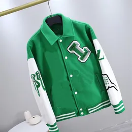 2021 Бейсбольная куртка Официальный сайт Синхронизированное полотенце с вышивкой Высокое качество Оригинальная зеленая ткань по индивидуальному заказу Star Same S214G