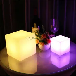 Table Lamps 10/15/20CM LED Light Battery Powered Cube Mood Lamp Kids Bedroom Night Light RGB Restaurant Cafe Cubic Table Lamp Lamparas YQ231006