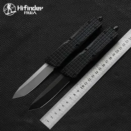 Hifinder yardımcı bıçağı Yapımı D2 Blade Alüminyum Sap Hayatta Kalma EDC Kamp Avcılık Açık Mutfak Aracı Anahtarı