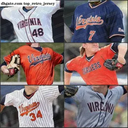 Jerseys new College Baseball Wears Custom Virginia Cavaliers bseball stitched Jersey mens women youth Kyle Petri Griff Agee Evan Sleight Billy Price