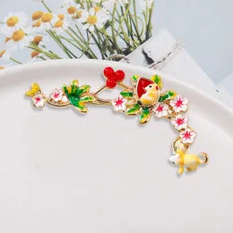 Designer Luxury Brooch Korean Winter New Alloy Drip Oil Branch Small Squirrel Breast Pin Women's Versatile Cute Animal Branch Pin