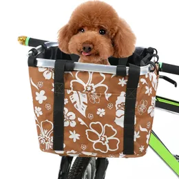 Panniers Bags 10KG Load Bicycle Basket Pouch Bike Bags Bicycle Front Bag Pet Cycling Top Tube Frame Front Bag Pet Cat Dog Bag 230928