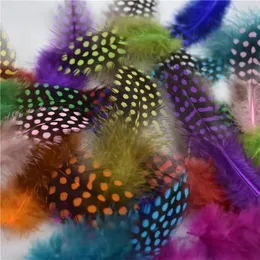 Other Hand Tools 100PcsLot Natural Dyed Guinea Fowl Feathers Pheasant Plumes for Crafts Chicken Colored Small Feather Decorative DIY Home Decor 231005