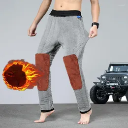 Мужские брюки, утепленные спортивные штаны, зимние плюс бархатные брюки с подкладкой, тонкие, большие размеры, теплые однотонные трендовые спортивные кроссовки 2023 R47