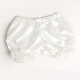 Pantalones cortos de mujer sueltos transpirables suaves de encaje de seguridad moda delgada sólida verano Casual mujeres