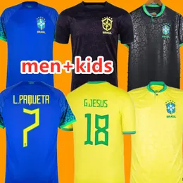 bRAZILS 2023 soccer jerseys Camiseta de futbol PAQUETA RAPHINHA football shirt maillots MARQUINHOS VINI JR brasil RICHARLISON 2022 MEN kids kit woman NEYMAR 888