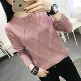 Women's Sweaters Fdfklak Spring Autumn Sweater Women's Twist Pullover Loose Lazy Bottoming Thick Sweaters Outer Wear Pull Femme S-3XL 231005