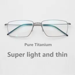 Sunglasses Frames Pure Glasses Frame Men Eyewear Women Eyeglassess Retro Square Business Denmark Brand Optical Lenses Myopia Presbyopia 231005