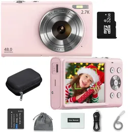 Videocamere Fotocamera digitale 27K Autofocus Vlogging HD 48MP con videocamera a schermo grande da 28" per Pography Kid Adult 231006