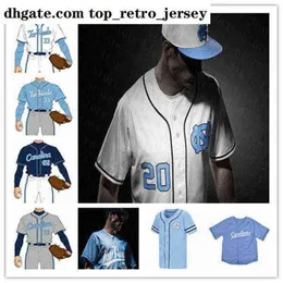 NEU College North UNC trägt Carolina NCAA Tar Heels Baseball-Trikot, individuell gestaltet von Aaron Sabato, Dylan Harris, Tyler Causey Will Stewart