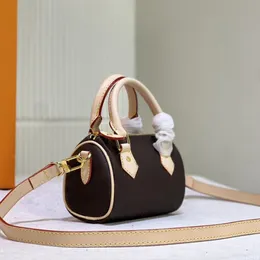 Luxus Designer SPEEDY NANO Umhängetasche Leder Clutch Pochette Handtasche klassische Mini Reisequalität Damen Herren berühmte Handtaschen Tote M61252 Umhängetaschen Brieftasche