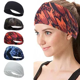 Yoga-Haarbänder, elastisches Schweißband für Sport, schweißabsorbierend, atmungsaktiv, weich, glatt, ultradünnes Druck-Stirnband, Fitness-Training, 231005