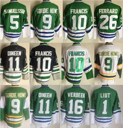 Man Vintage Hokey 16 Patrick Verbeek Jersey Retro 26 Ray Ferraro 5 Ulf Samuelsson 9 Gordie Howe 1 Mike Liut 10 Ron Francis 11 Kevin Dineen Nakış Klasik CCM