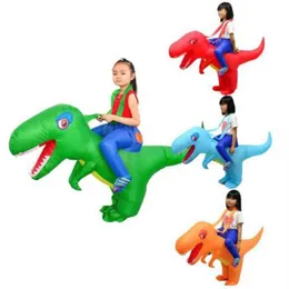 الأطفال القابل للنفخ ديناصور T-Rex Costume Toddler Halloween تفجير فستان اللباس في رياض الأطفال في حديقة اللعبة Q09103333