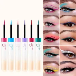 Pudaier Colorful Liquid Eyeliner Pen Eye Makeup Waterproof Quickdrying Smooth Matte Ultrafine Eye Liner Portable Cosmetics ZZ