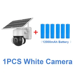 SHIWOJIA 4MP WIFI cámara Solar inalámbrica cámara de seguridad exterior PIR  detección humana Panel Solar CCTV construido en baterías de 12000mAh