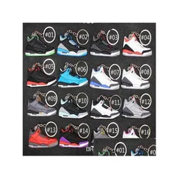 Chaveiros Lanyards Chaveiros Lanyards Mini Sile Sneaker Chaveiro Mulher Homens Crianças Chaveiro Presente Designer Sapatos Bolsa Cadeia Basketbal Dhjof