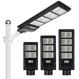 LED Solar Street Lamp Light PIR Sensor 80W 120W 160W Waterproof IP65 Wall Outdoor Garden Landscape Security294p