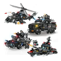 ダイキャストモデルカーウォーフェア特殊部隊はレゴビルディングボーイ特別な組み立ておもちゃ武器231005と互換性があります