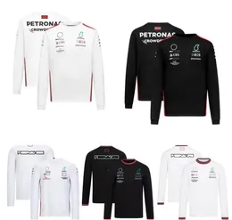 F1 Team Long Sleeve T-shirt Summer Racing Crew Neck Polo Shirt 7lka
